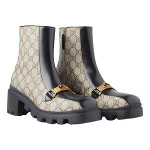 Gucci Leather Ankle Boots